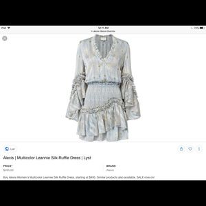 Alexis dress NWOT brand new no sign of wear